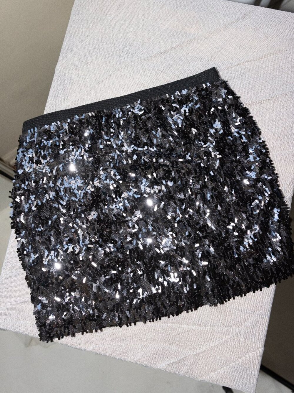 90s Retro Express Disco-Detailed Mini Skirt – Size XS